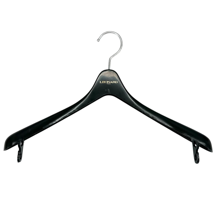 極美品▲LEONARD FASHION レオナール ファッション ウール シルク混 ベルト付き 総柄 ハイネック ワンピース L 日本製 正規品 ハンガー付き