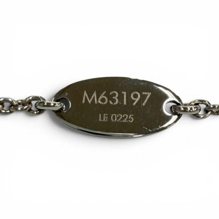 極美品★LOUIS VUITTON ルイヴィトン M63197 ネックレス エセンシャル V サークルロゴ Vモチーフ チェーン 定価72600円 箱・袋付