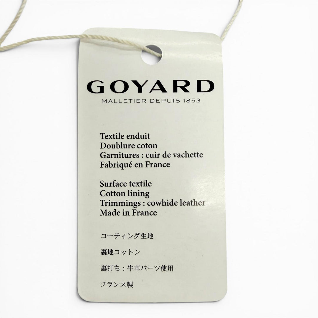 未使用品△GOYARD ゴヤール RASPAIL ラスパイユ ゴヤールディンキャンバス レザー 半円 コインケース 小銭入れ ミニウォレット オレンジ