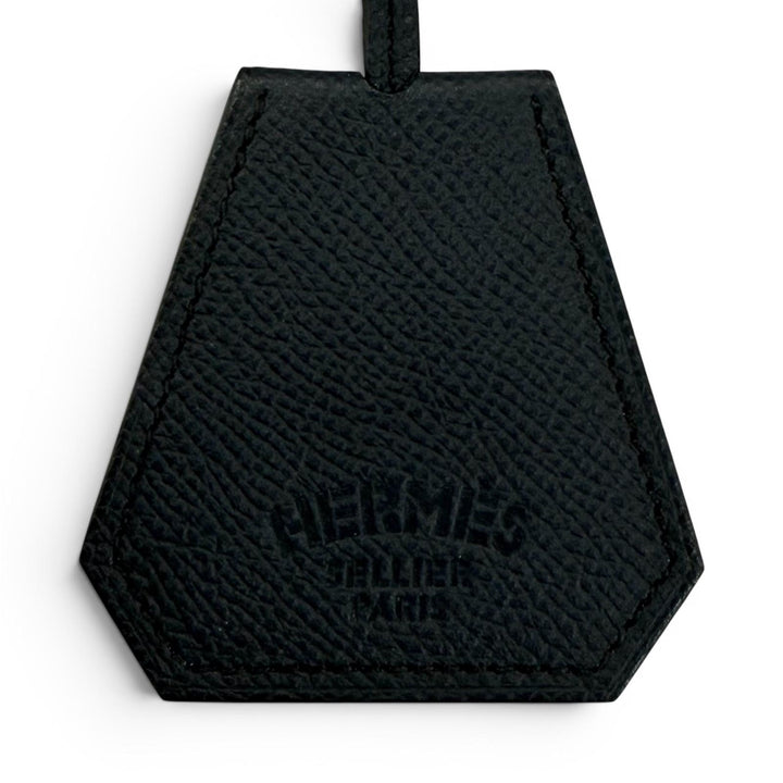 極美品☆HERMES エルメス カピュシーヌ ハットクリップ ヴォーエプソン クロシェット型 マグネット式クリップ ダークネイビー 箱付き