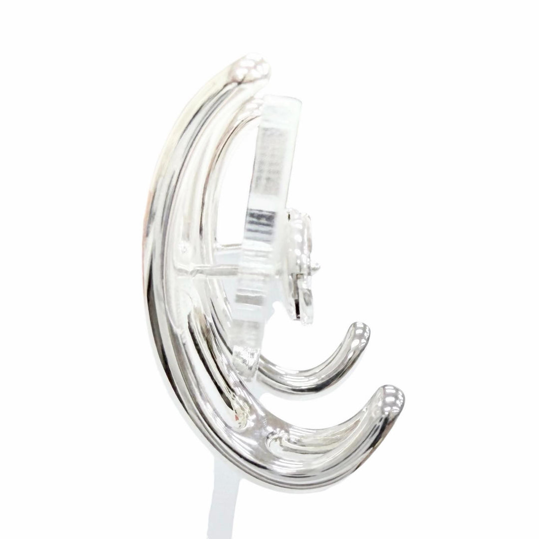 極美品△HERMES エルメス シェーヌダンクル パンク ピアス アクセサリー 両耳用 925 シルバー フランス製 重量10.27g レディース 箱付き