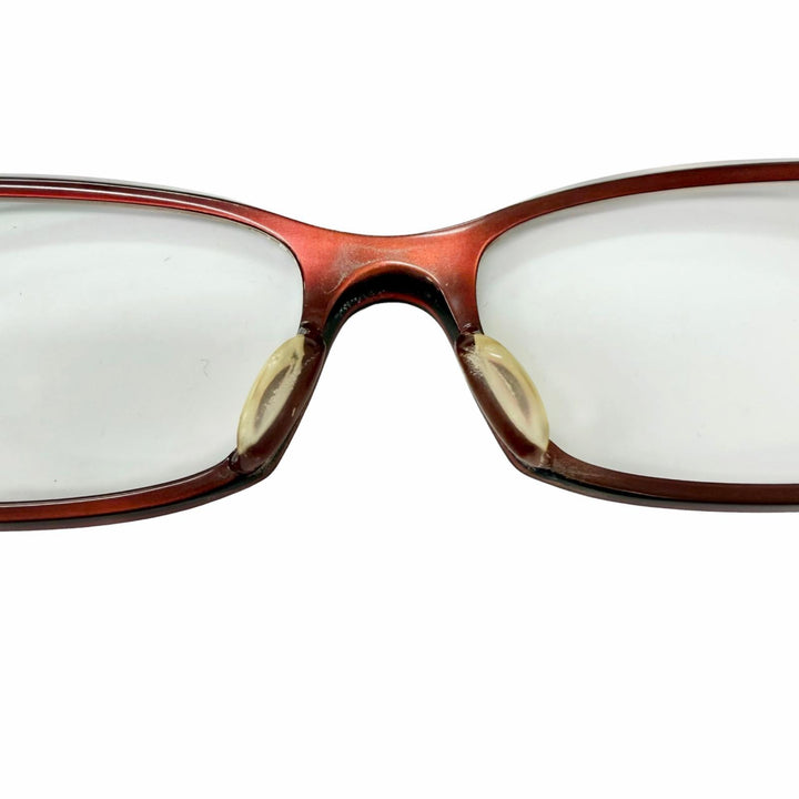 良品□Cartier カルティエ C ドゥ カルティエ スクエアフレーム メガネ 眼鏡 アイウェア ボルドー シルバー フランス製 メンズ 箱付き