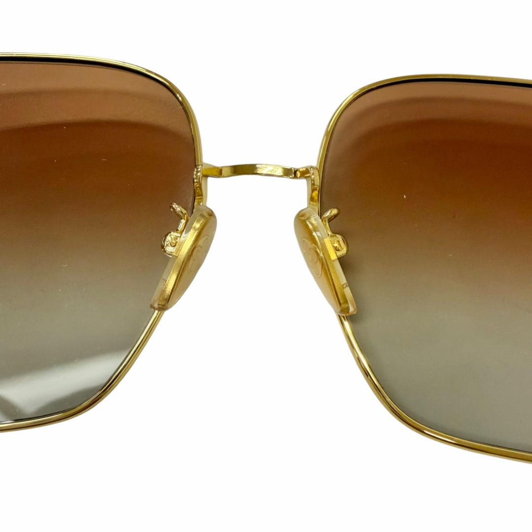 美品□LOUIS VUITTON ルイヴィトン 2022年製 Z1650E マイLV チェーン ラウンド サングラス ゴールド 60□17-140 イタリア製 メンズ