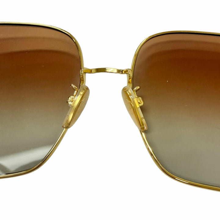 美品□LOUIS VUITTON ルイヴィトン 2022年製 Z1650E マイLV チェーン ラウンド サングラス ゴールド 60□17-140 イタリア製 メンズ