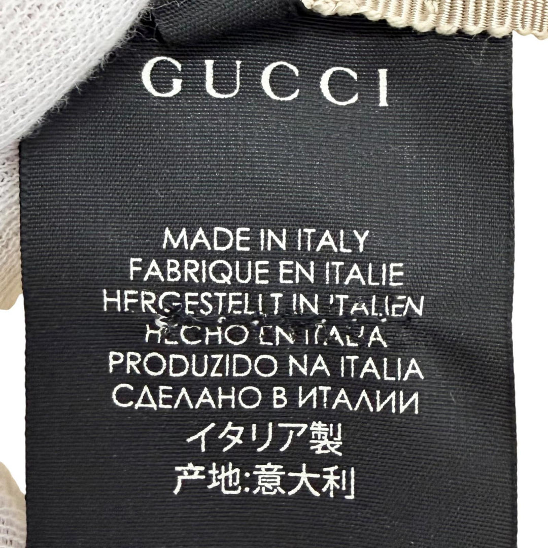 美品△GUCCI グッチ 一部シルク混 タイガーヘッド リボンテープ 麦わら帽子 ストローハット ナチュラル L 59cm 伊製 正規品 レディース