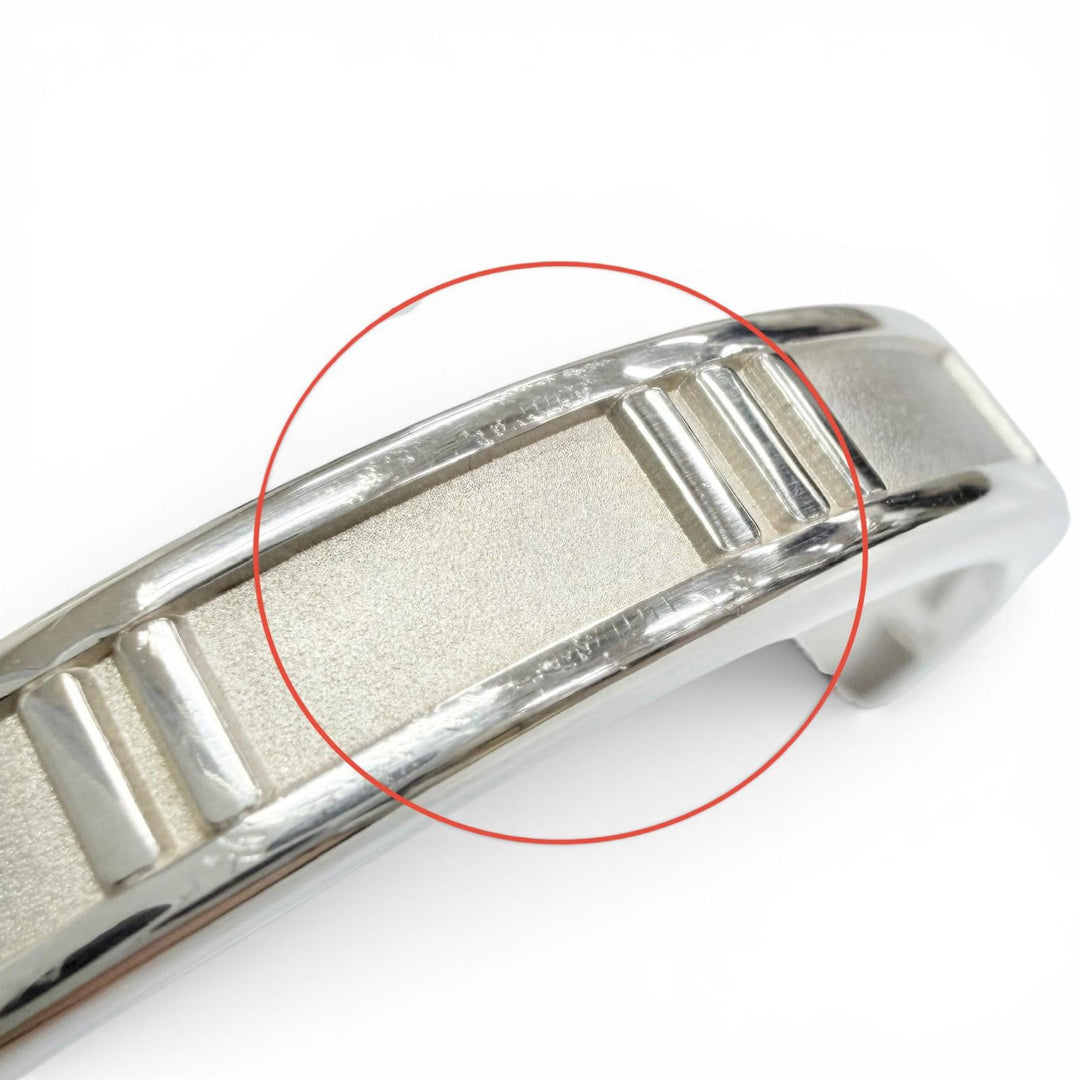 美品△TIFFANY&amp;Co. ティファニー アトラス バングル ブレスレット 925 シルバー イタリア製 重量32.38g レディース メンズ 箱・袋付き