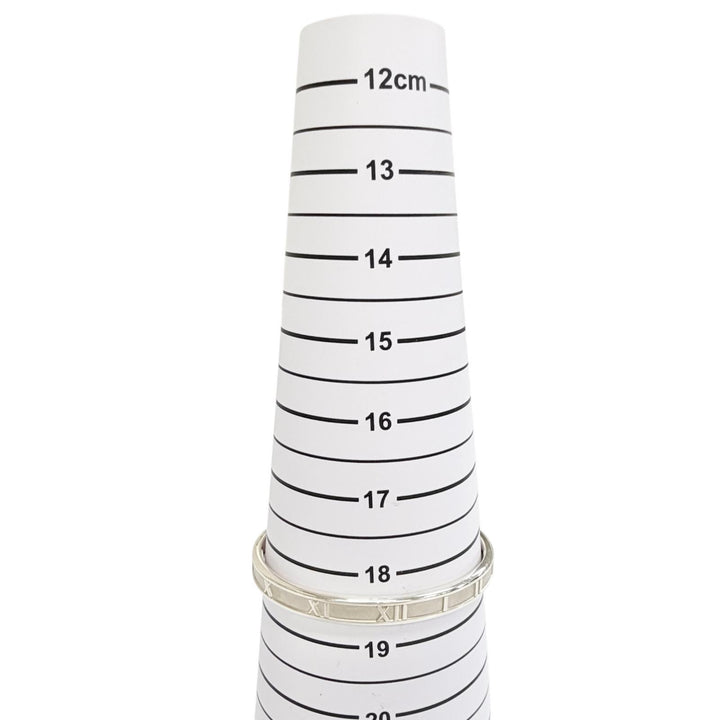 美品△TIFFANY&amp;Co. ティファニー アトラス バングル ブレスレット 925 シルバー イタリア製 重量32.38g レディース メンズ 箱・袋付き