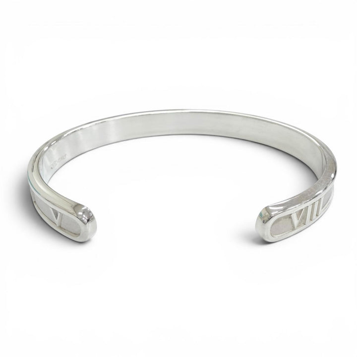 美品△TIFFANY&amp;Co. ティファニー アトラス バングル ブレスレット 925 シルバー イタリア製 重量32.38g レディース メンズ 箱・袋付き