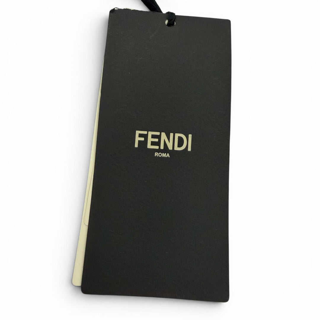 極美品☆FENDI フェンディ ミニストラップユー レザー リボン ショルダーストラップ ブラック イタリア製 レディース 保存袋付き