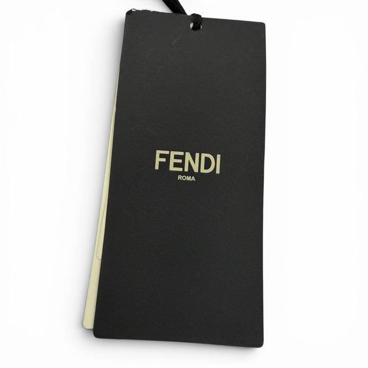 極美品☆FENDI フェンディ ミニストラップユー レザー リボン ショルダーストラップ ブラック イタリア製 レディース 保存袋付き