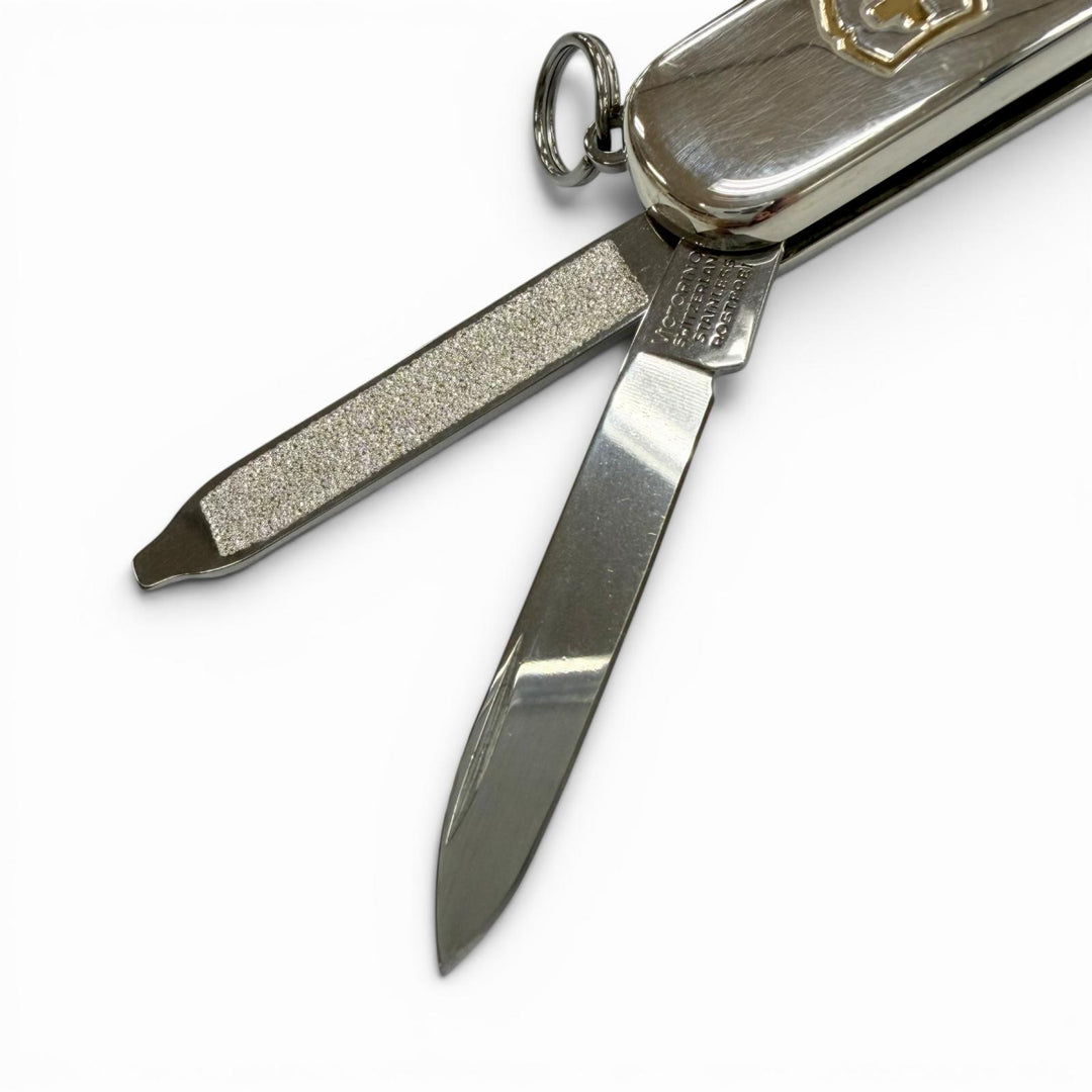 美品▼TIFFANY＆Co. VICTORINOX ティファニー ビクトリノックス 925 750 ハサミ やすり ナイフ マルチツール シルバー 総重量44.5g