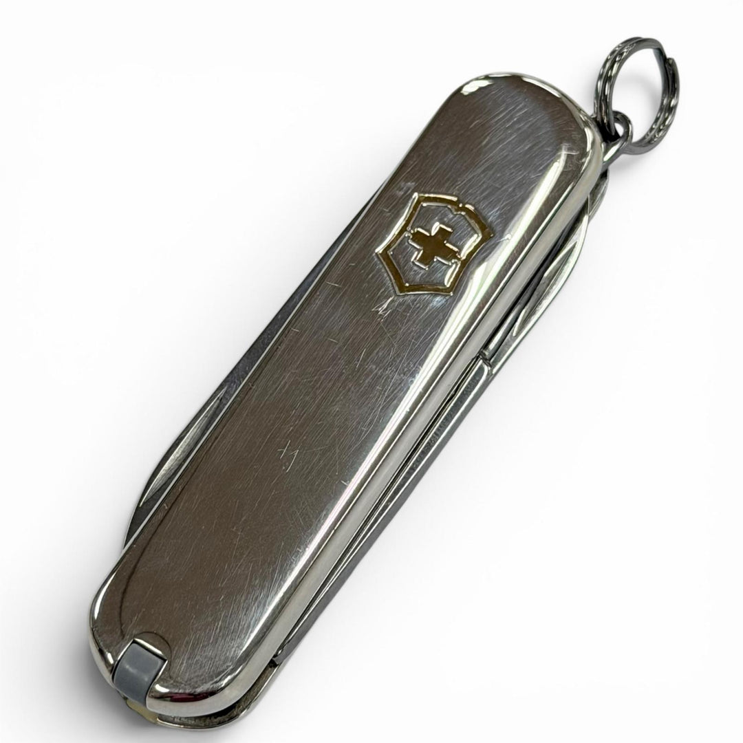 美品▼TIFFANY＆Co. VICTORINOX ティファニー ビクトリノックス 925 750 ハサミ やすり ナイフ マルチツール シルバー 総重量44.5g