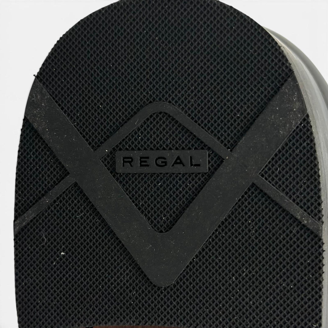 未使用品▲REGAL リーガル 727R 外羽根 Uチップ ダービーシューズ レザーシューズ ブラック 24.5cm 日本製 メンズ 箱付き
