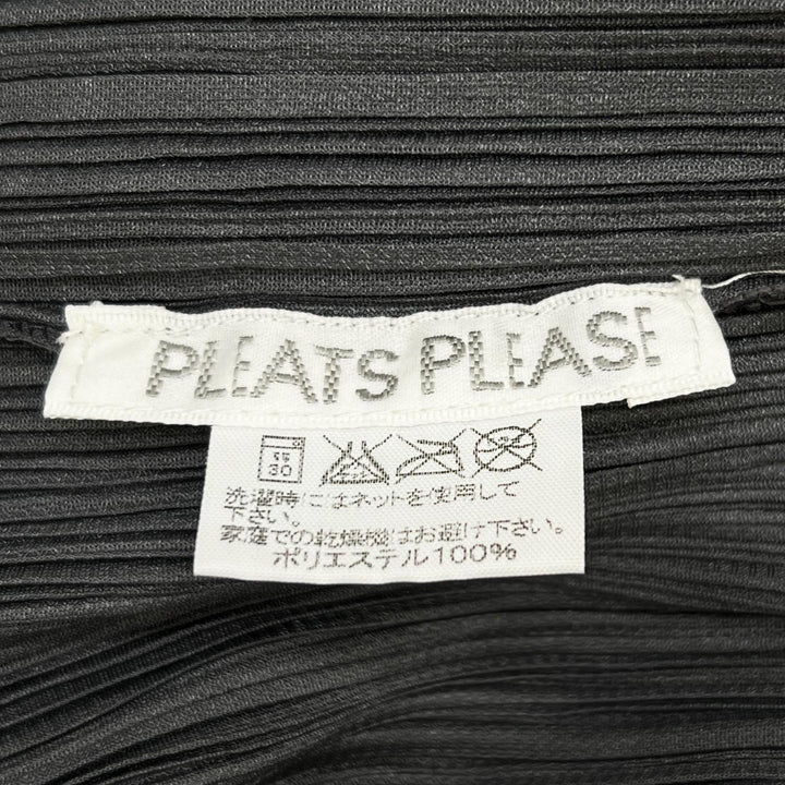 極美品▲PLEATS PLEASE プリーツプリーズ イッセイミヤケ PP05-JH001 ロング ノースリ ワンピース グレー 3 日本製 正規品 レディース