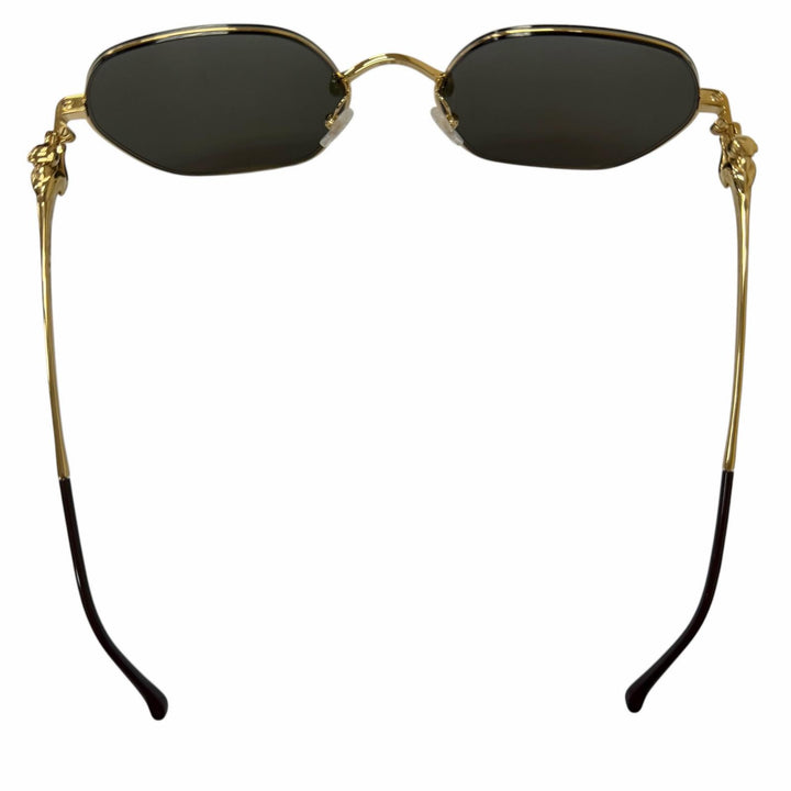 極美品□Cartier カルティエ CT0267S パンテール ドゥ カルティエ ミラーレンズ サングラス ゴールド 58□21 デモレンズ フランス製 箱付