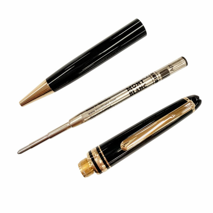 極美品◇MONTBLANC モンブラン マイスターシュテュック クラシック Pix ツイスト式 ボールペン ブラック ゴールド ドイツ製 筆記確認済み