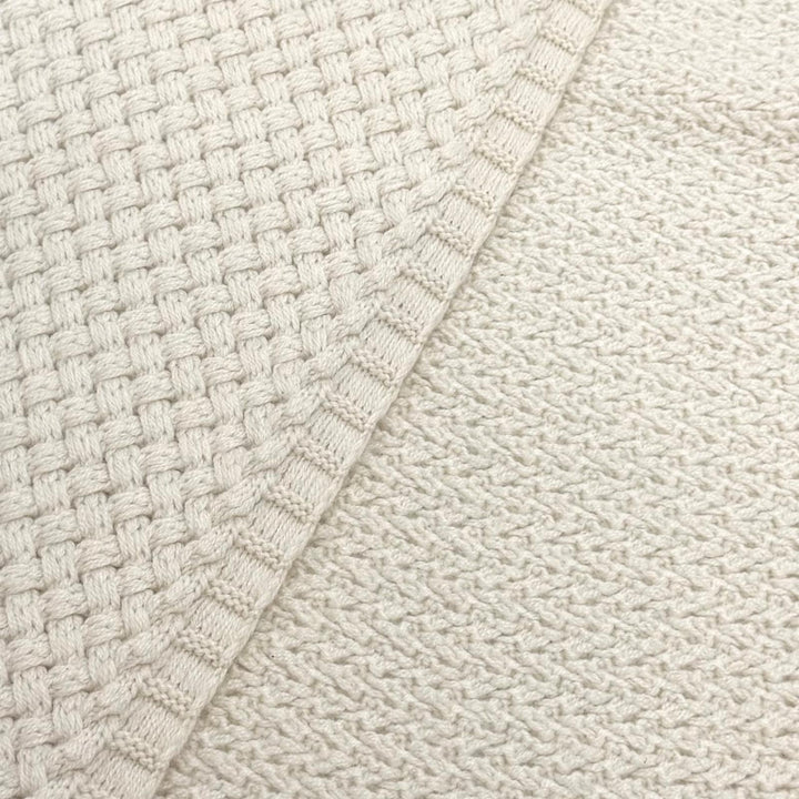 美品★CHANEL シャネル カシミヤ100％ ココマーク ニット マフラー ストール アイボリー ブラック イタリア製 レディース