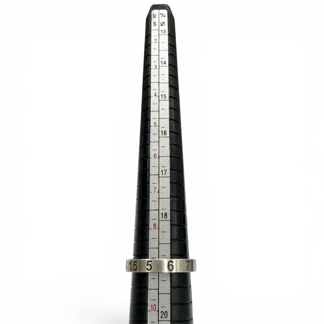 美品▼Maison Margiela 11 メゾンマルジェラ11 ナンバー ロゴ 925 リング 指輪 シルバー JP19.5号 伊製 重量5.3g メンズ アクセサリー
