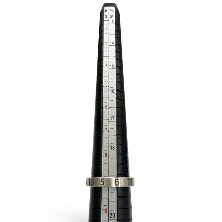 美品▼Maison Margiela 11 メゾンマルジェラ11 ナンバー ロゴ 925 リング 指輪 シルバー JP19.5号 伊製 重量5.3g メンズ アクセサリー