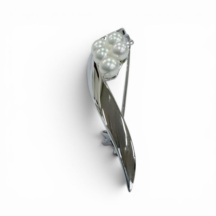 極美品☆MIKIMOTO ミキモト パール アコヤ真珠 ベビーパールブローチ アクセサリー シルバー レディース