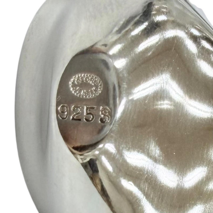 美品☆Georg Jensen ジョージジェンセン 925 ヘマタイト バードモチーフ ネックレス シルバー ブラック系 重量45.9g レディース