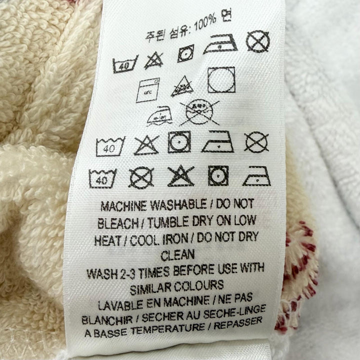 未使用品□BURBERRY バーバリー 8075437 ノバチェック柄 パイル地 ベルテッド ガウンコート ベージュ系 M イタリア製 正規品 メンズ