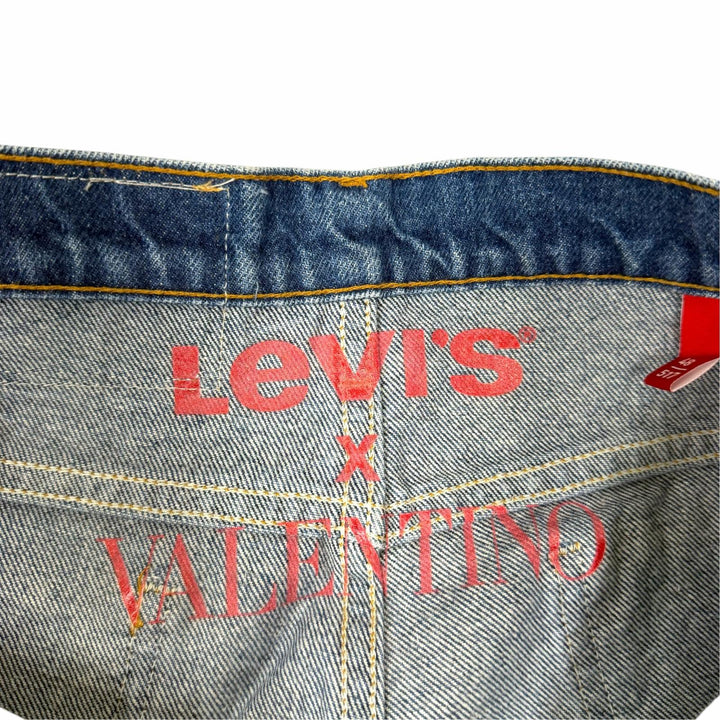 【ドンドン見直し】美品□VALENTINO Levis ヴァレンティノ リーバイス コットン100% Re-Edition 1969 517 デニムパンツ 30 正規品