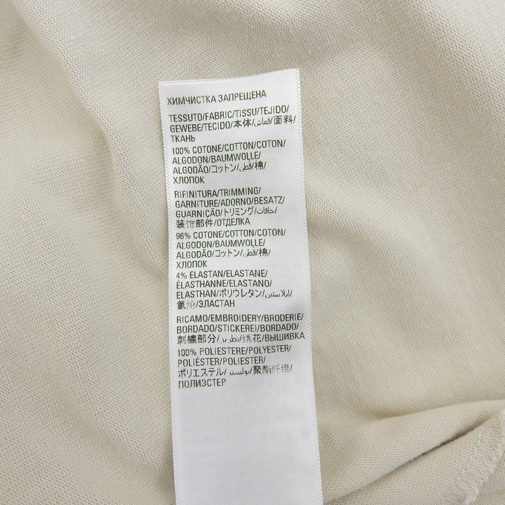 極美品▲BALENCIAGA バレンシアガ 22SS 724524 TNVM7 Waist Shape Tee 半袖Ｔシャツ ライトベージュ S ポルトガル製 正規品 レディース