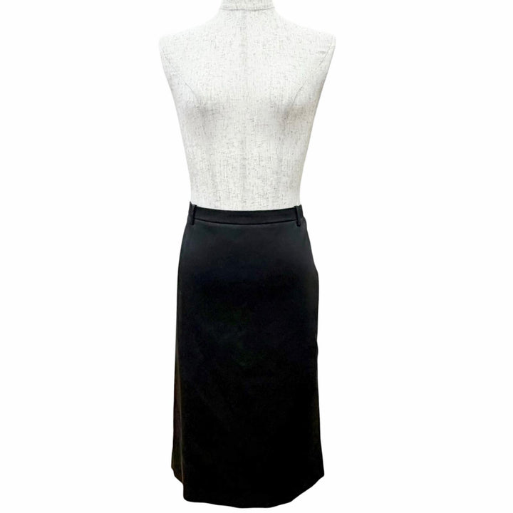 未使用品△BALENCIAGA バレンシアガ 24AW 808789 TRO56 EVENINGWEAR タイトスカート シンプル ブラック 34 イタリア製 正規品 レディース