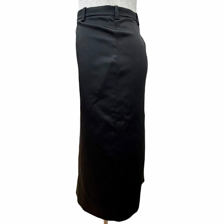 未使用品△BALENCIAGA バレンシアガ 24AW 808789 TRO56 EVENINGWEAR タイトスカート シンプル ブラック 34 イタリア製 正規品 レディース