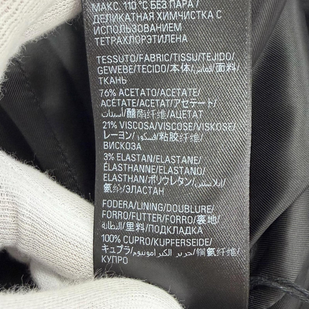 未使用品△BALENCIAGA バレンシアガ 24AW 808789 TRO56 EVENINGWEAR タイトスカート シンプル ブラック 34 イタリア製 正規品 レディース