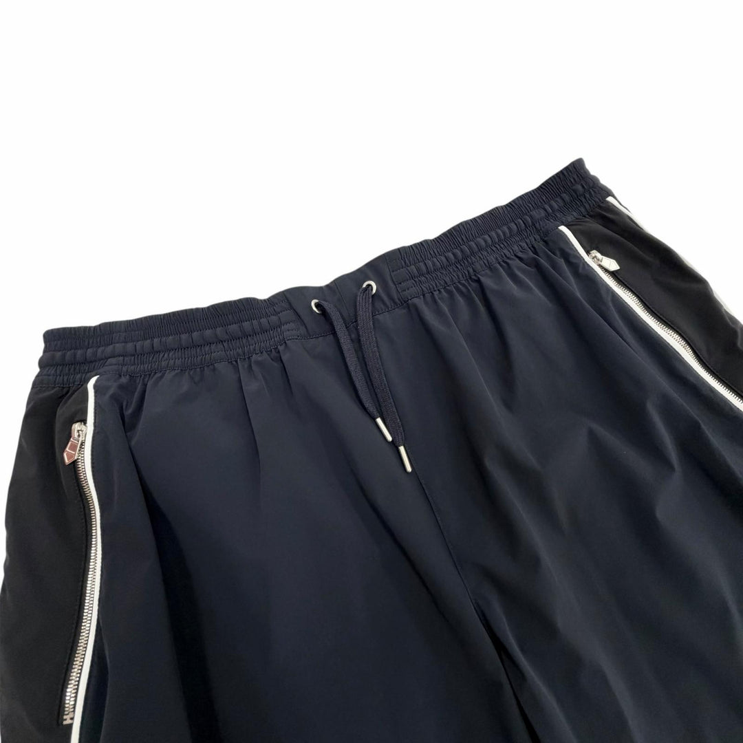 極美品▼HERMES エルメス 25SS 552960HL スイムウェア スイミングショーツ ショートパンツ 水着 ダークネイビー 46 伊製 正規品 メンズ