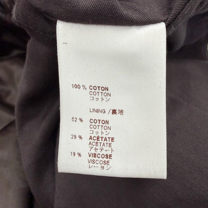 極美品▼LOUIS VUITTON ルイヴィトン 07AW グラデーション ダブルジップアップ ジャケット ブルゾン パープル ダークブラウン 54 正規品