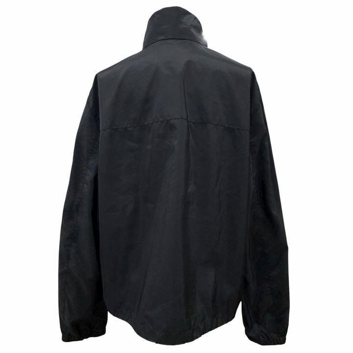 美品△PRADA プラダ 2023年製 SGN998 K-WAY SEMIFODERATO Jacket トライアングルロゴ ブルゾン ナイロンジャケット ブラック 56 正規品