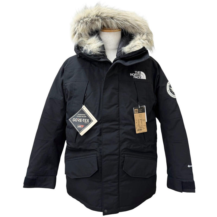 未使用品□THE NORTH FACE ザ ノースフェイス ND92546 Antarctica Parka GORE-TEX ファーフーデッド ダウンジャケット ブラック L 正規品