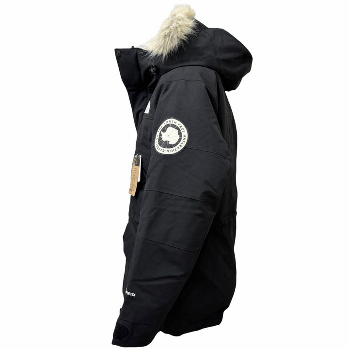 未使用品□THE NORTH FACE ザ ノースフェイス ND92546 Antarctica Parka GORE-TEX ファーフーデッド ダウンジャケット ブラック L 正規品