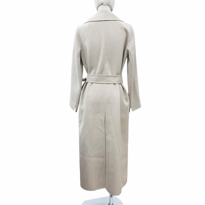 極美品◇S MaxMara DESIGN FOR EASY LIVING エス マックスマーラ 901609236 POLDO ウール ダブルフェイス ロングラップ コート 36 正規品