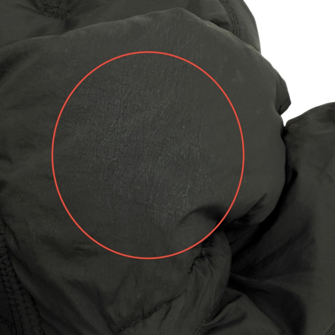 美品★GANNI ガニー 24AW LGNI24A3017-D NYLON TECH PUFFER MIDI JACKET オーバーサイズ ロゴ刺繍入り ダウンジャケット XS 正規品