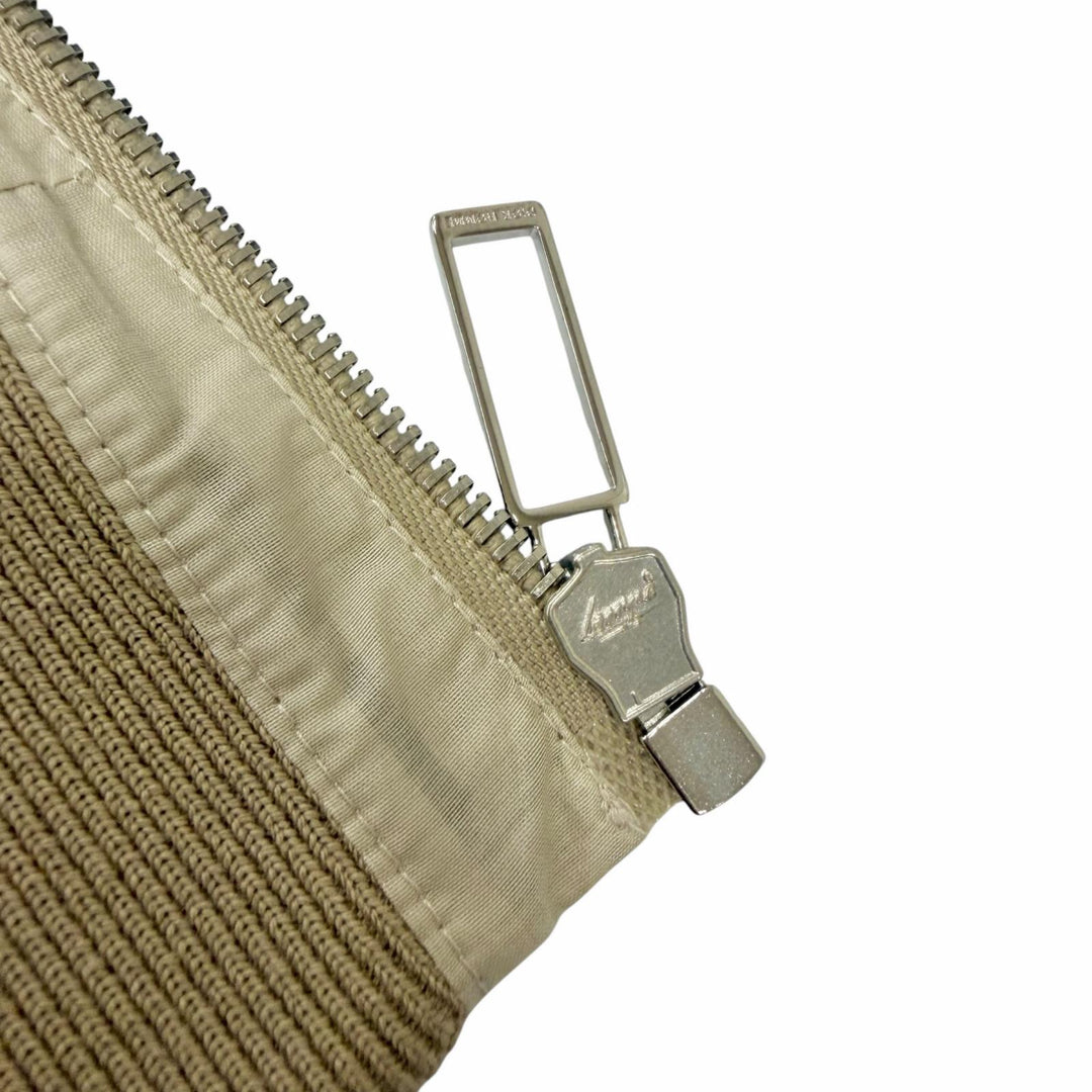 未使用品□Dior HOMME ディオールオム 10SS 0E3143251332 シルク混 BEE刺繍 薄手 ボンバージャケット スタジャン ベージュ 44 イタリア製