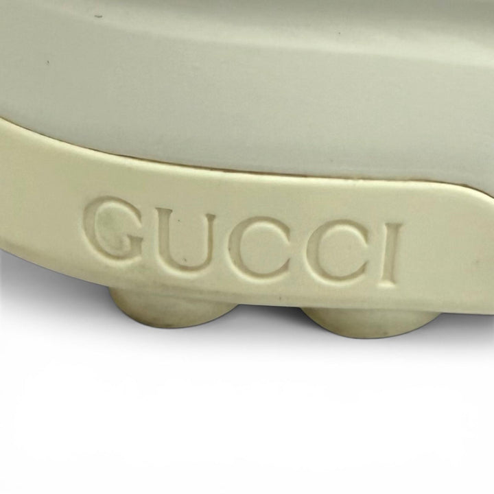 美品★GUCCI グッチ 746767 テニス1977 GGキャンバス ロゴ入り プラットフォーム スニーカー ホワイト 36.5 イタリア製 レディース