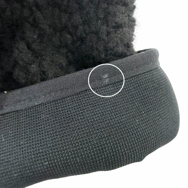美品□ENTIRE STUDIOS エンタイアスタジオ 25AW ESU-W25-1045 EF JACKET ボアフリースジャケット ブルゾンジャケット ブラック L メンズ
