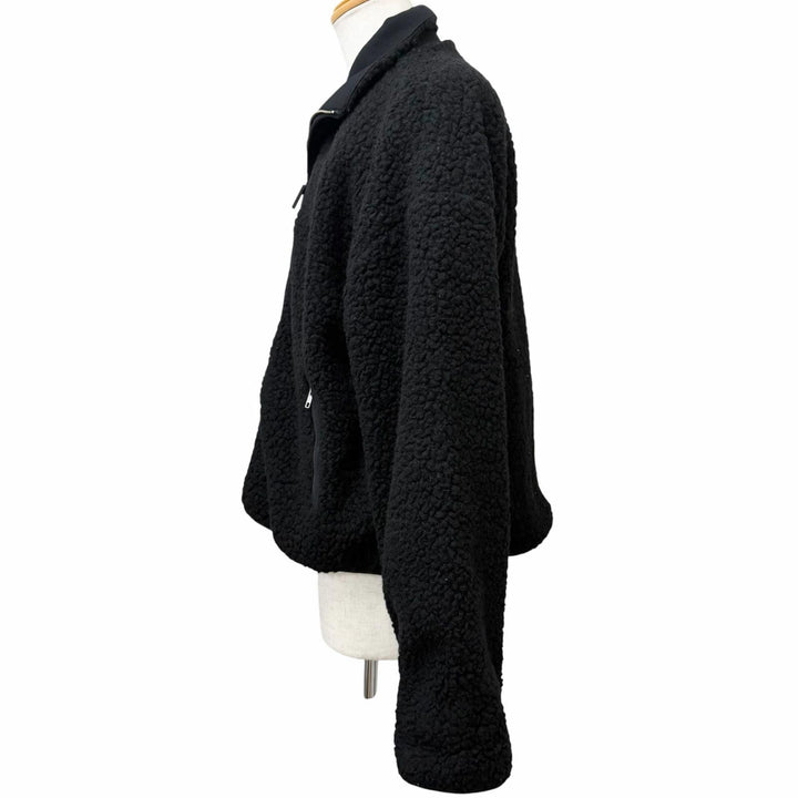 美品□ENTIRE STUDIOS エンタイアスタジオ 25AW ESU-W25-1045 EF JACKET ボアフリースジャケット ブルゾンジャケット ブラック L メンズ
