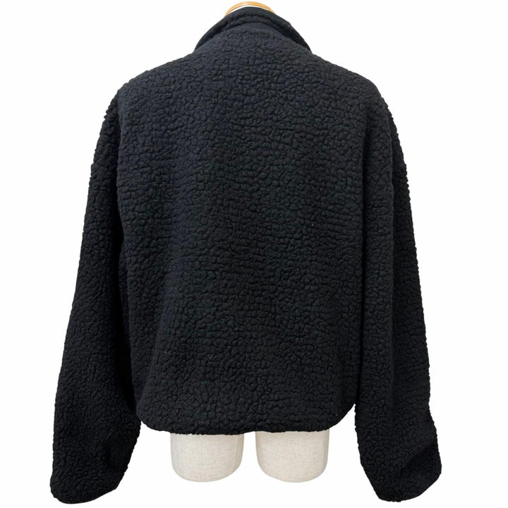 美品□ENTIRE STUDIOS エンタイアスタジオ 25AW ESU-W25-1045 EF JACKET ボアフリースジャケット ブルゾンジャケット ブラック L メンズ
