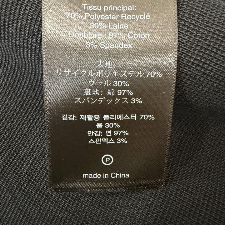 美品□ENTIRE STUDIOS エンタイアスタジオ 25AW ESU-W25-1045 EF JACKET ボアフリースジャケット ブルゾンジャケット ブラック L メンズ