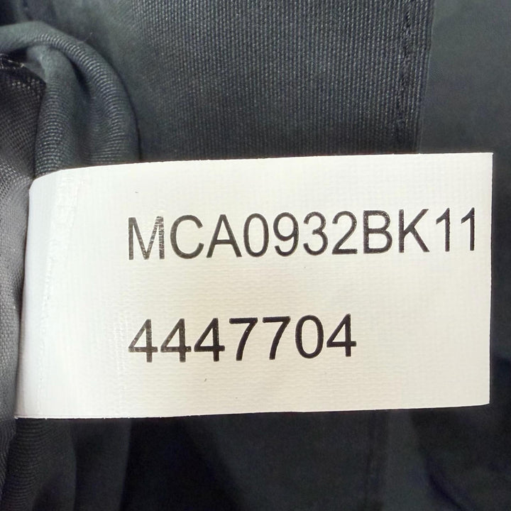 極美品□Barbour バブアー 26SS 261MCA0932 SPEY 襟コーデュロイ ピーチスキン カバーオール ブルゾンジャケット 黒 L 正規品 メンズ