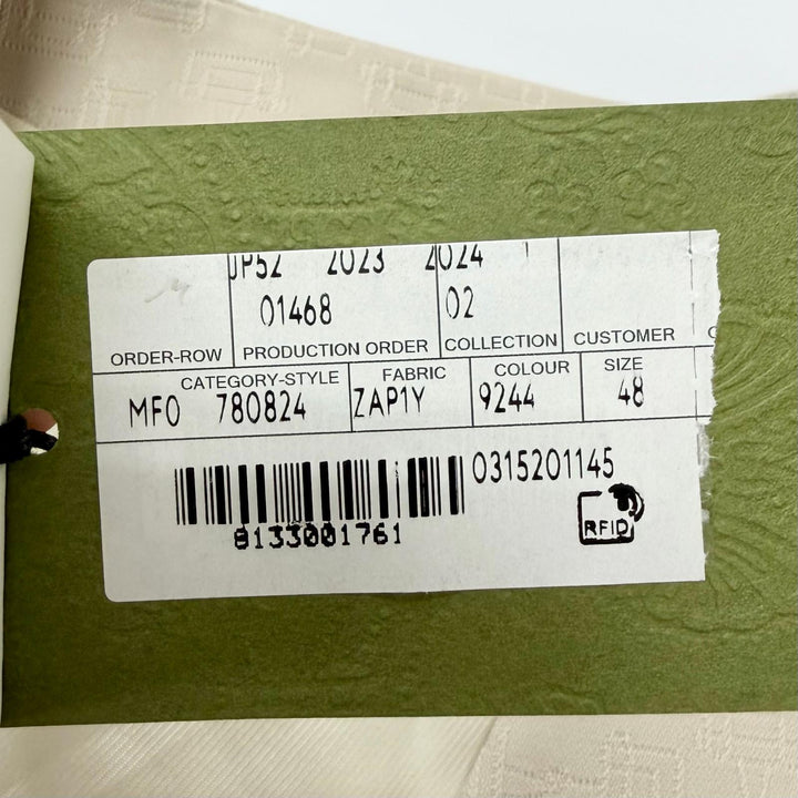 未使用品□GUCCI グッチ 24SS 780824 ホースビット 総柄 ジレ ベスト ベージュ 48 イタリア製 正規品 メンズ オススメ◎