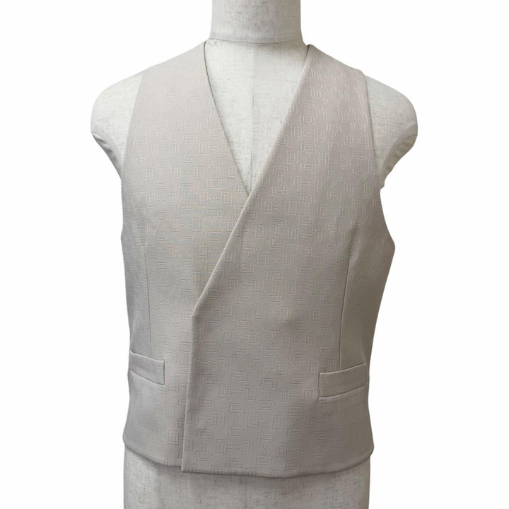 未使用品□GUCCI グッチ 24SS 780824 ホースビット 総柄 ジレ ベスト ベージュ 48 イタリア製 正規品 メンズ オススメ◎