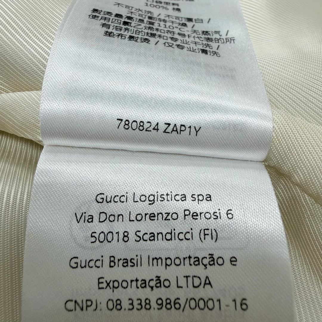 未使用品□GUCCI グッチ 24SS 780824 ホースビット 総柄 ジレ ベスト ベージュ 48 イタリア製 正規品 メンズ オススメ◎