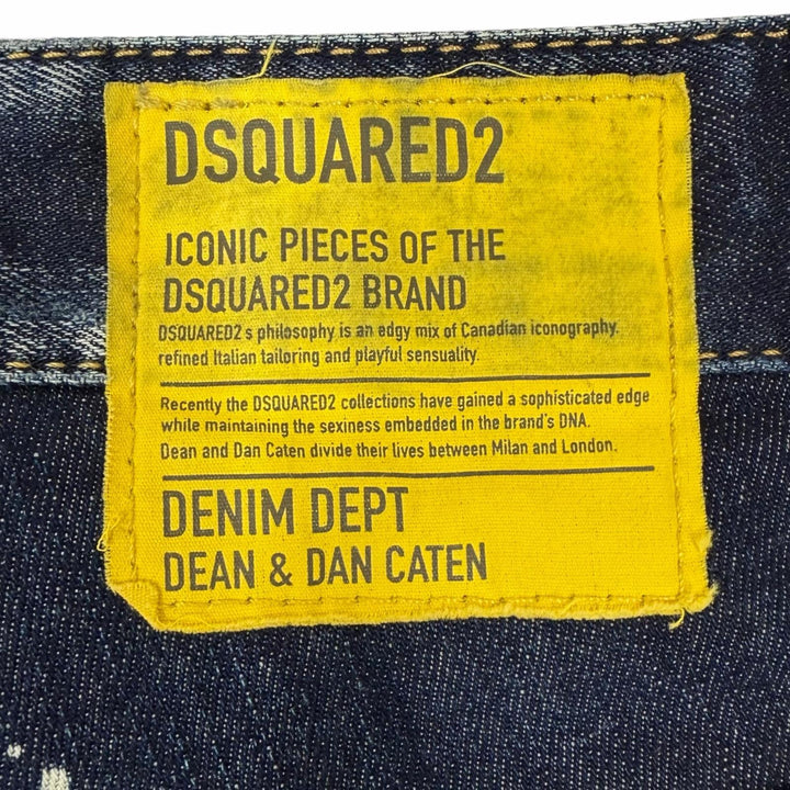 【ドンドン見直し】美品□DSQUARED2 ディースクエアード S74LB1192 22AW Super Twinky Jean ダメージ加工 デニムパンツ 46 正規品