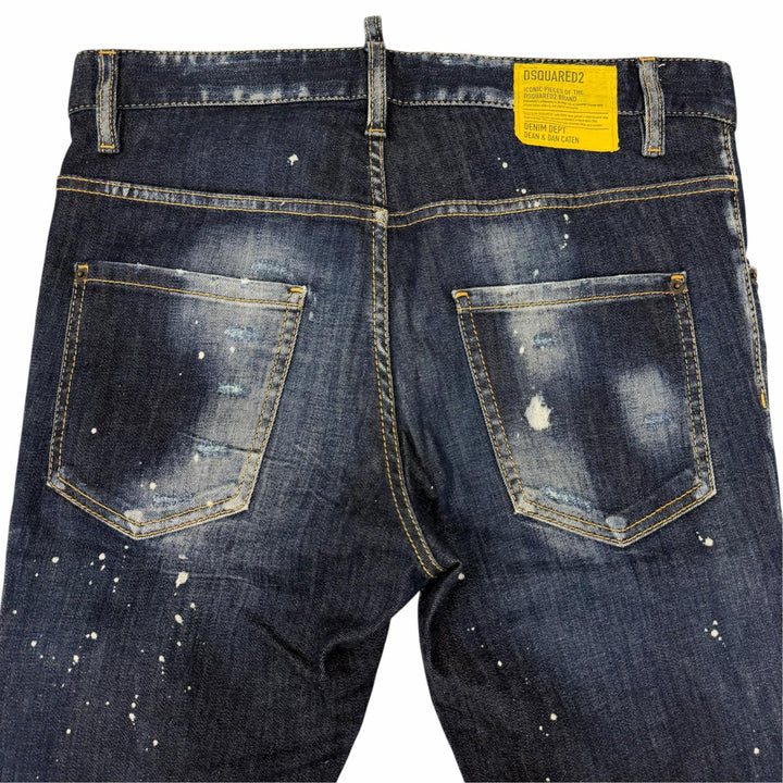 【ドンドン見直し】美品□DSQUARED2 ディースクエアード S74LB1192 22AW Super Twinky Jean ダメージ加工 デニムパンツ 46 正規品